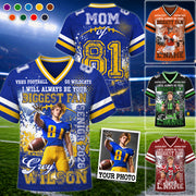 Unique Jersey I Will Always Be Your Biggest Fan Senior 2026 Custom Player Photo Football Jersey Gift For Football Mom Dad Gameday Jersey H2511 Trna