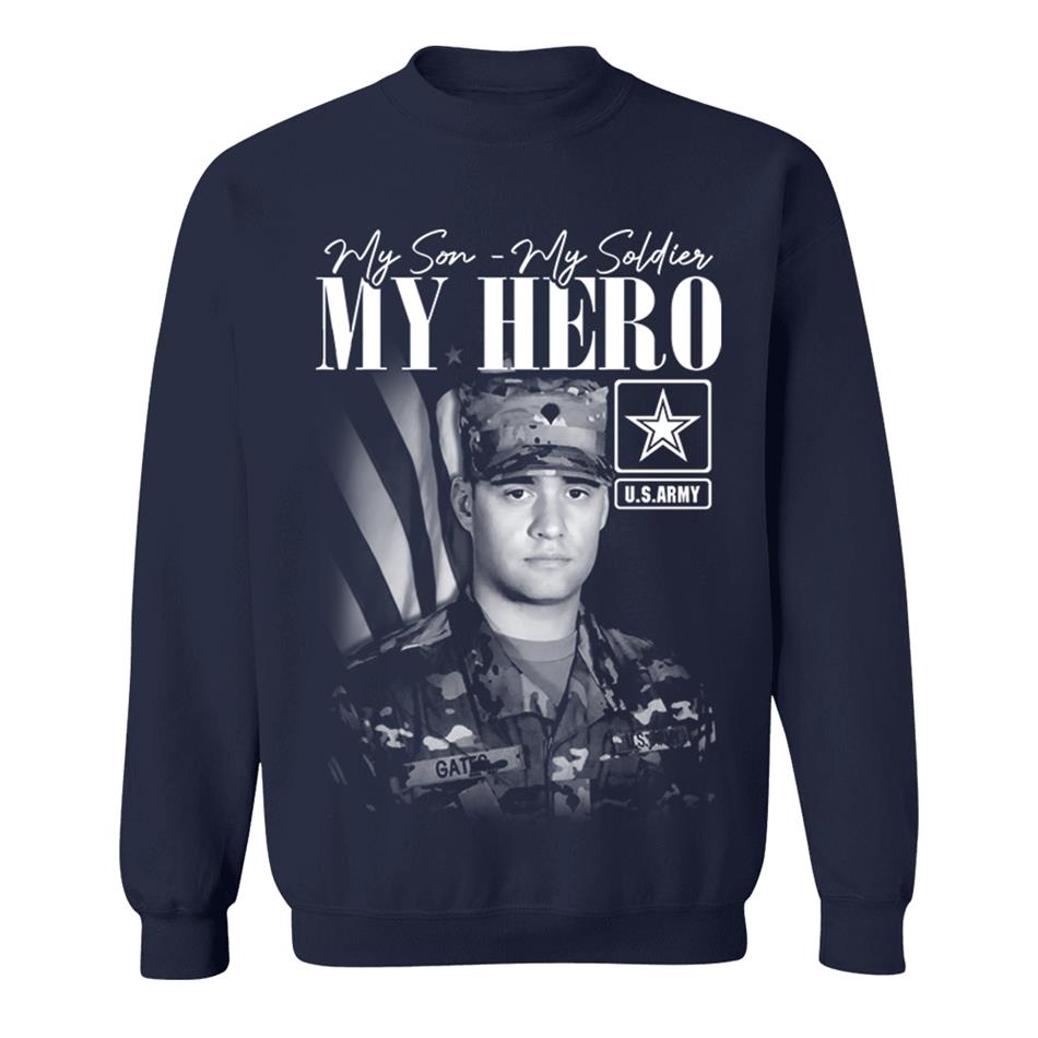 My Son My Soldier My Hero - Washed Tee Retro Bootleg Shirt For Proud Military Mom Dad Sister Family Member Proud Shirt H2511