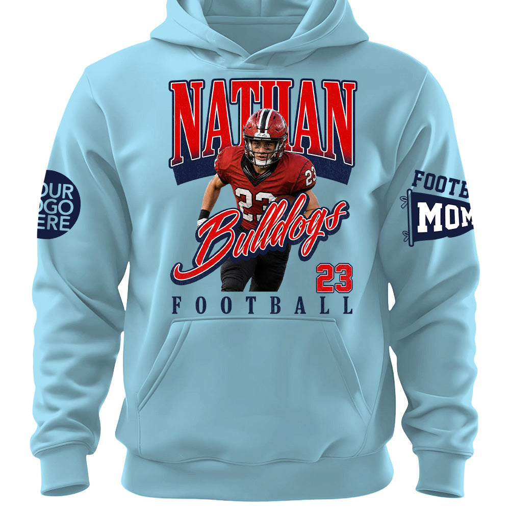 Personalized Football Mom Shirt Gift For Sport Family L0411 T24