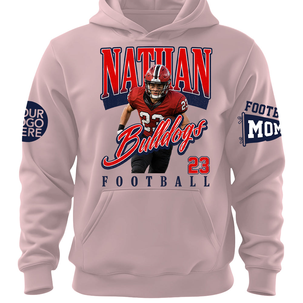 Personalized Football Mom Shirt Gift For Sport Family L0411 T24