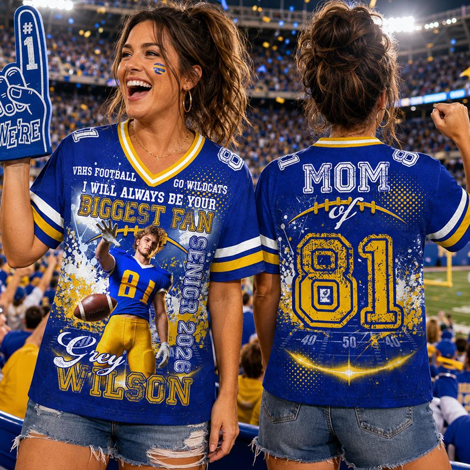 Unique Jersey I Will Always Be Your Biggest Fan Senior 2026 Custom Player Photo Football Jersey Gift For Football Mom Dad Gameday Jersey H2511 Trna