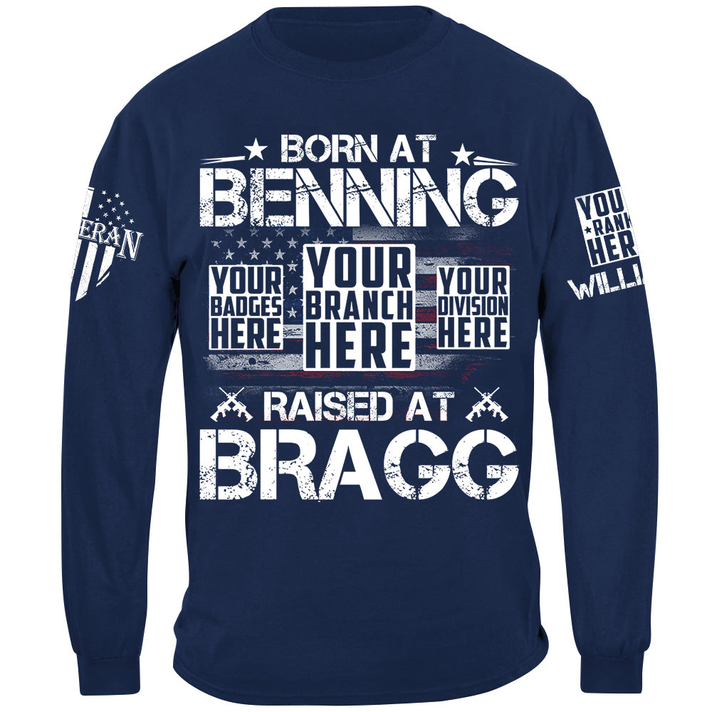 US Veteran Raised At Military Base Custom All Branches Shirt For Veteran H2511