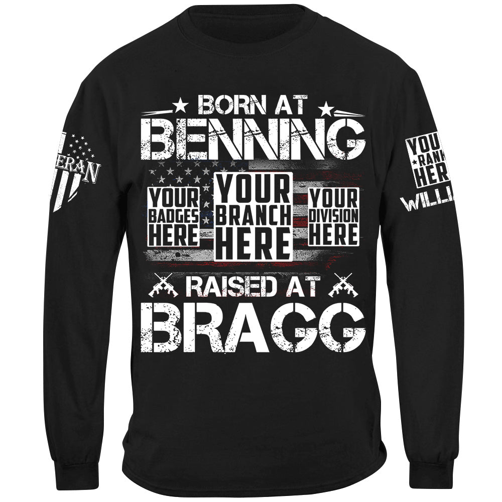 US Veteran Raised At Military Base Custom All Branches Shirt For Veteran H2511
