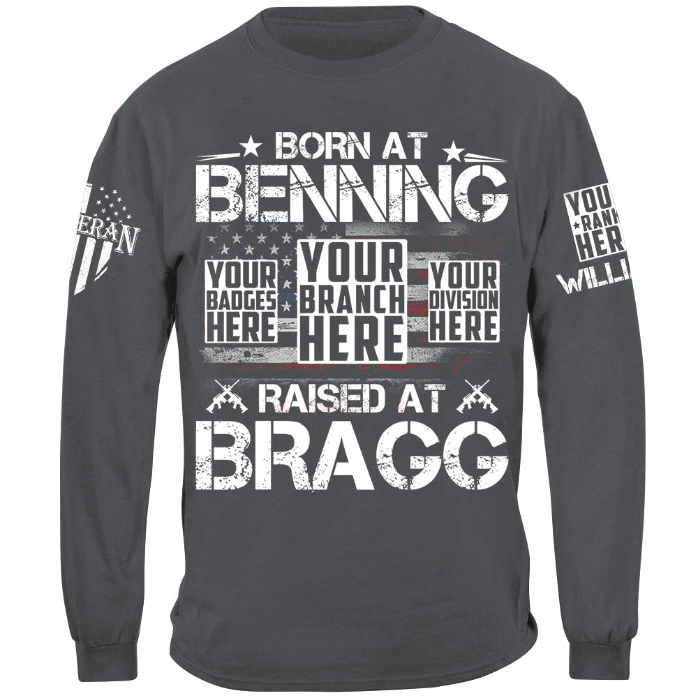 US Veteran Raised At Military Base Custom All Branches Shirt For Veteran H2511