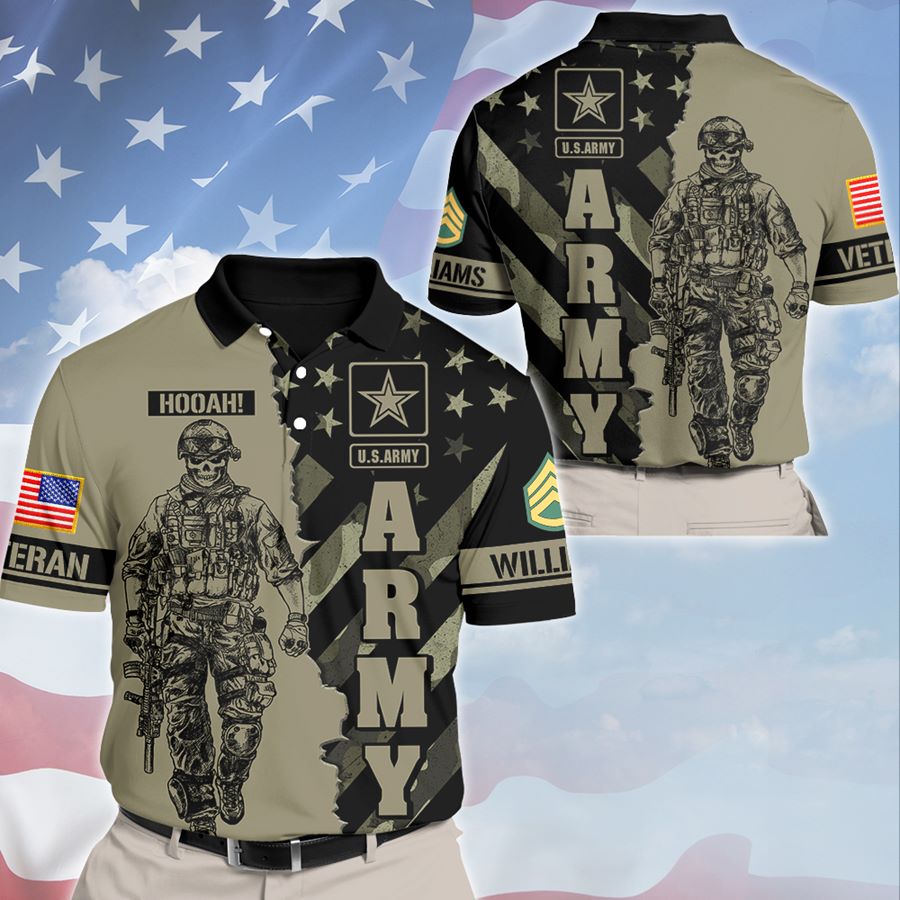 Custom Military Veteran Hoodies for Men Women US Flag Military Hoodie Gifts Dad Grandpa H2511 Trna