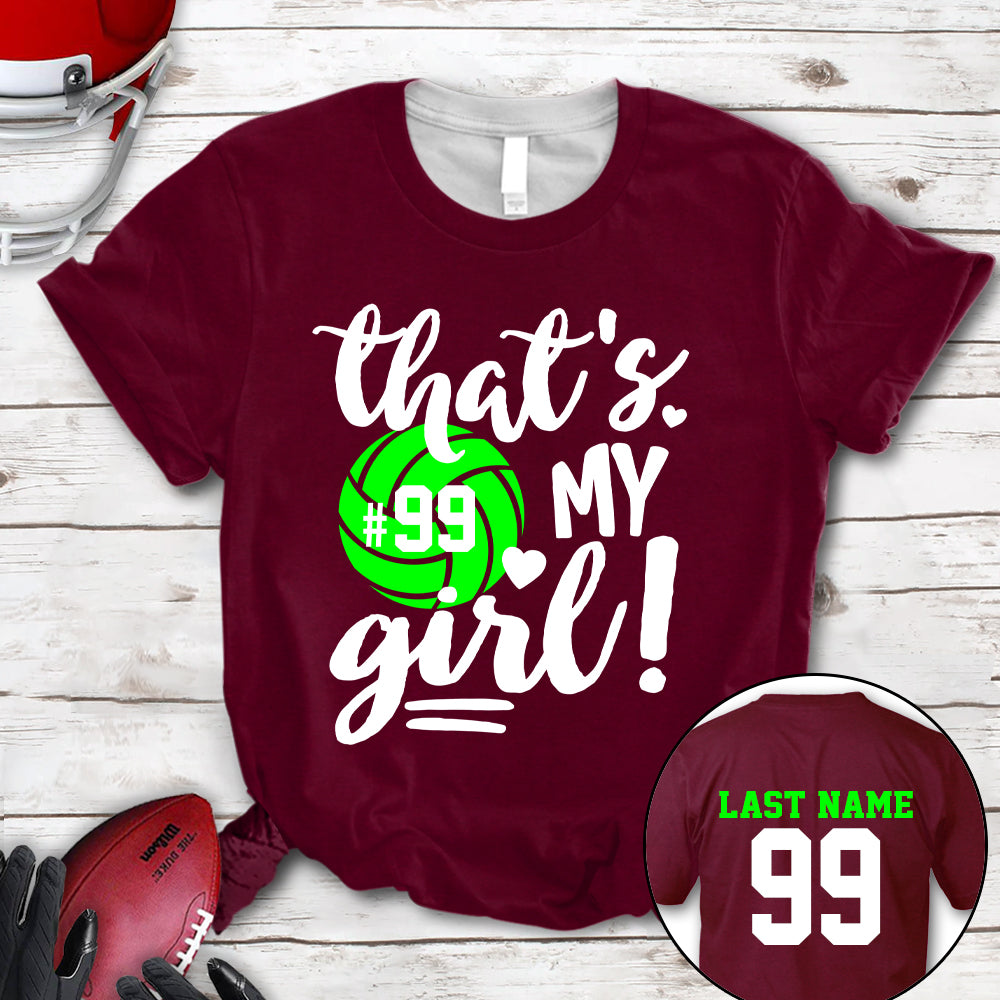 Personalized Shirt Volleyball Spirit Volleyball Mom Cute All Over Print Shirt For Volleyball Mom Grandma Volleyball Family Game Day Shirt H2511