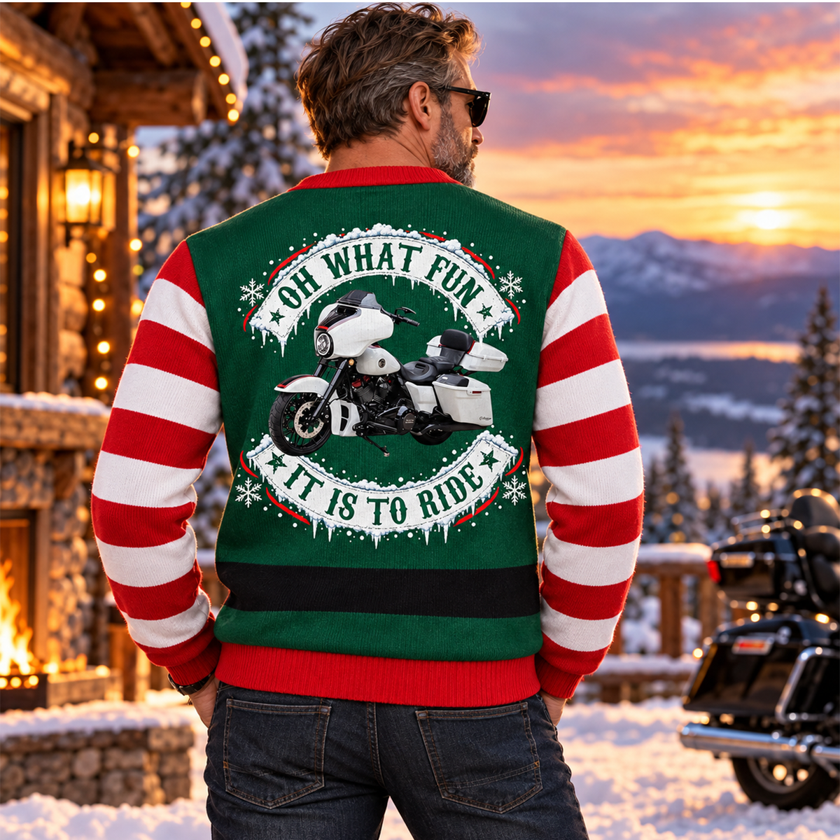 Oh What Fun It Is To Ride - Funny Biker All Over Print Shirts - Matching Biker Couple 3D Shirts - Gift For Motorcycle Lover A2110 Hv01 TL06