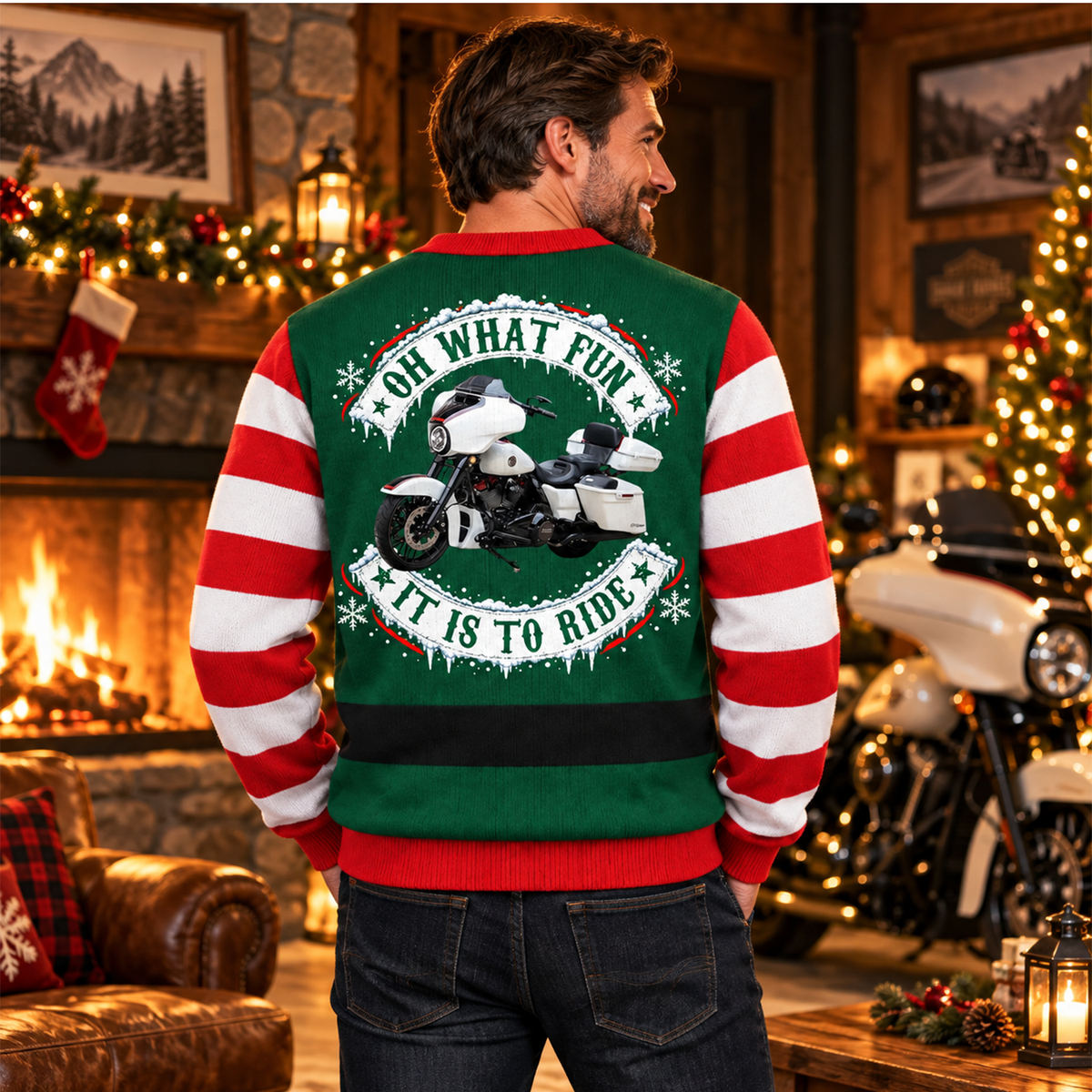 Oh What Fun It Is To Ride - Funny Biker All Over Print Shirts - Matching Biker Couple 3D Shirts - Gift For Motorcycle Lover A2110 Hv01 TL06