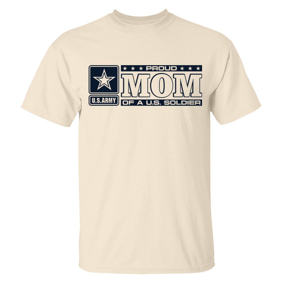 Proud Mom Of A U.S. Soldier Custom Shirt For Arm Mom Dad Brother Sister Graduate Family Shirt H2511 Trna