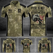 PTSD Is Not A Sign Of Weakness Personalized All Over Print Shirt For Veteran Dad Grandpa Soldier Veterans Day Shirt H2511 Trna