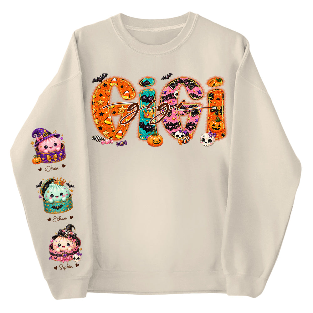 Custom Gigi Mimi Nana Mama Little Dumpling Shirt, Trendy Halloween Sweatshirt L0411 Hv01