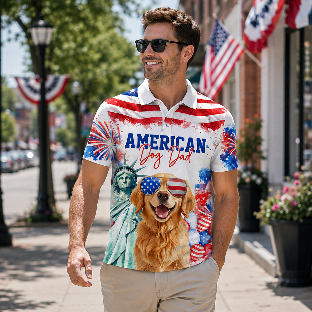 Personalized American Dog Dad Dog Mom Shirt Gifts For Dog Lovers T1807 Hv01
