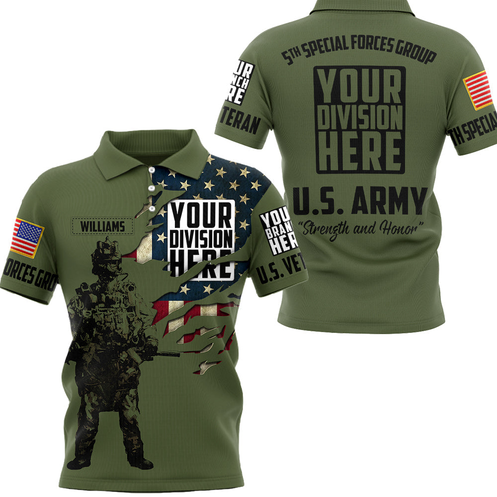 Personalized All Over Print Shirt For Military Veteran Custom Special Forces Logo Hoodie Zip Hoodie For Veteran Dad Grandpa H2511