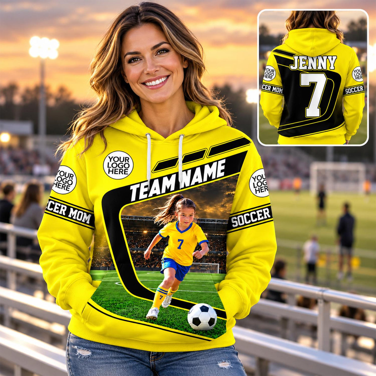 Personalized All Over Print Shirt Soccer - Gift For Soccer Lovers NA04 Hv01