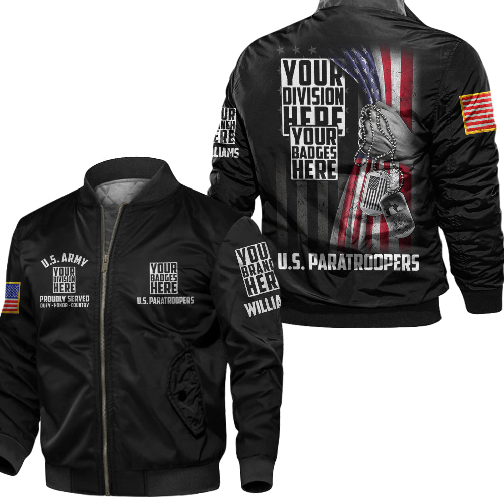 Custom All Branches Division Badges All Over Print Shirt For Veteran H2511