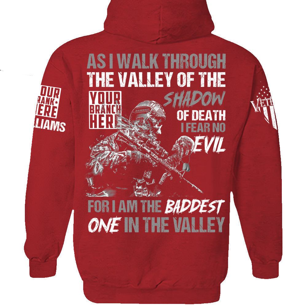 US Veteran Shirt As I Walk Through The Valley Of The Shadow Of Death Personalized Shirt For Veteran H2511