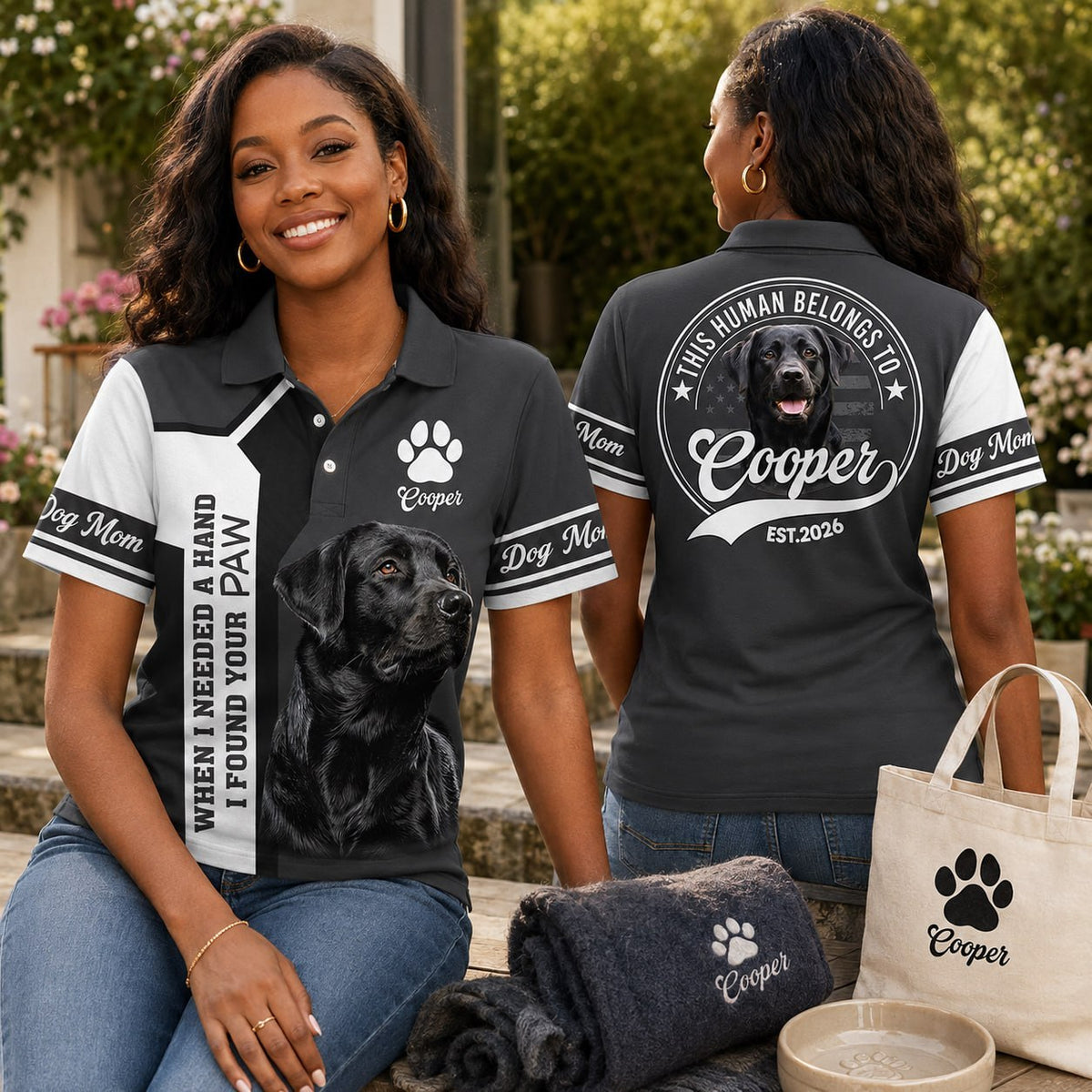 Personalized When I Needed A Hand I Found A Paw Shirt, Custom Photo Dog Shirt, Gift For Dog Lover T1807 Hv01
