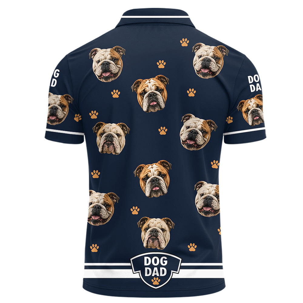 Best Dog Dad Ever - Personalized All Over Print Shirt - Gifts For Dog Lover T1807 T24