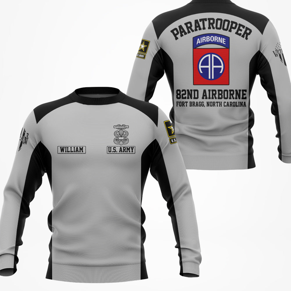 Custom Military Base Division Badges Shirt Personalized All Over Print Shirt For Veteran H2511