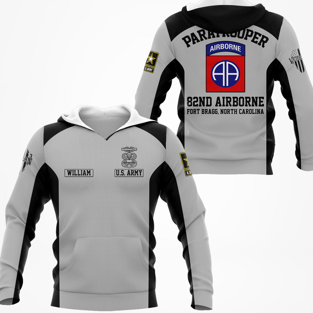 Custom Military Base Division Badges Shirt Personalized All Over Print Shirt For Veteran H2511