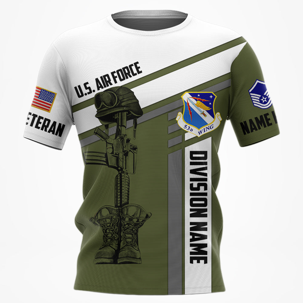 US Veteran CUstom All Branches Of Services All Over Print Shirt For Veteran H2511