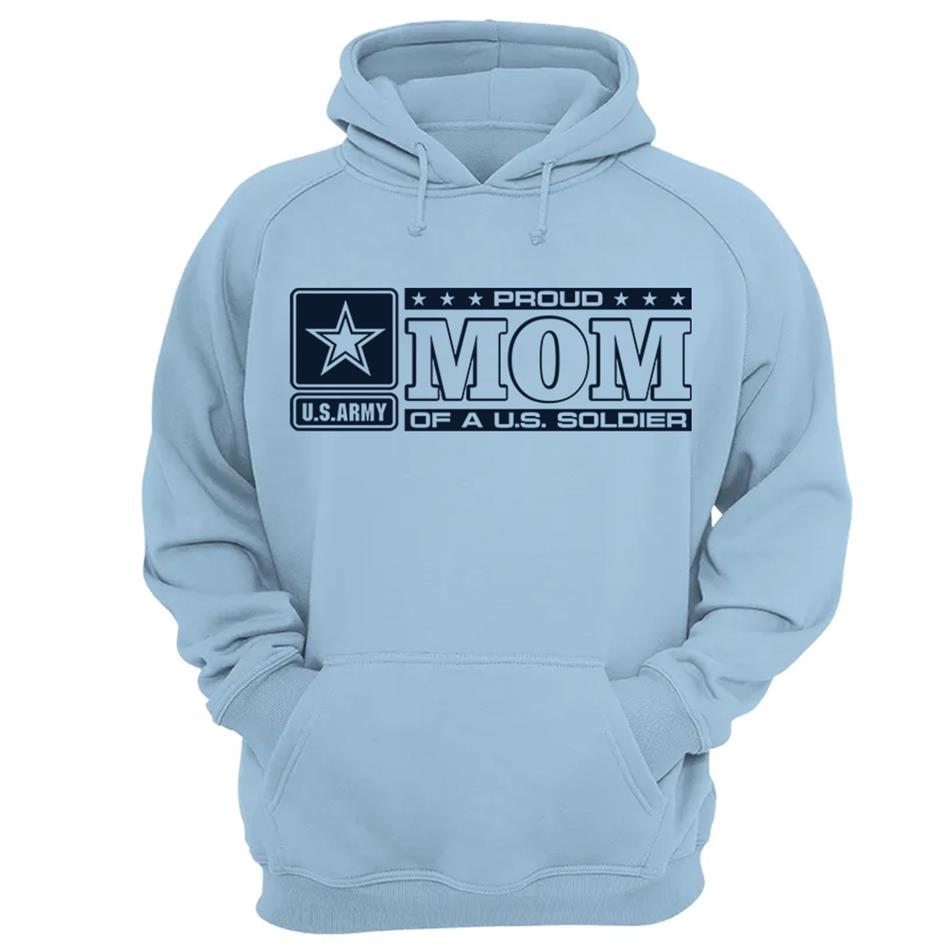 Proud Mom Of A U.S. Soldier Custom Shirt For Arm Mom Dad Brother Sister Graduate Family Shirt H2511 Trna