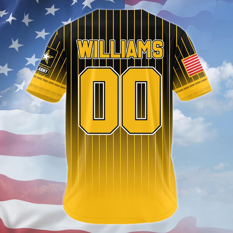 Custom Proud Army Mom Dad Baseball Jersey Gift For Military Parents Family Members Baseball Jersey H2511 Trna