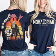 Best Mom Ever - The Momalorian Personalized Shirt Gift For Mom - Custom Mother's Day Gift 2025 Tm01