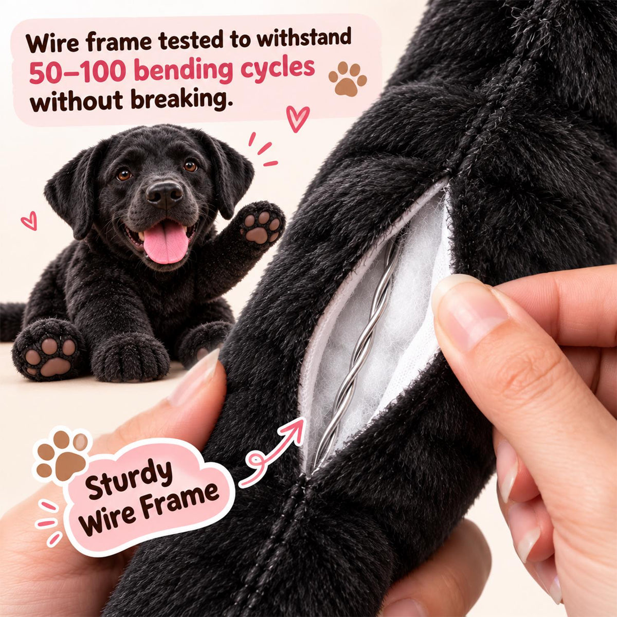 Personalized Labrador Retriever Photo Pet Squishy Toy Poseable Plush Doll, Funny Gift For Dog Mom, Dad, Cat Lover T1807 Hv01