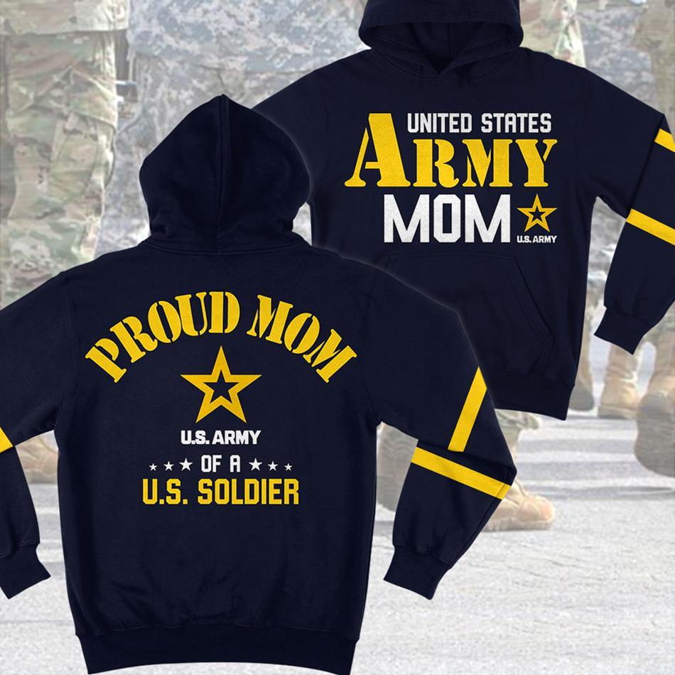 United States Army Mom Proud Mom Of A U.S. Soldier Custom All Over Print Shirt For Military Mom Dad Grandma... H2511 Trna
