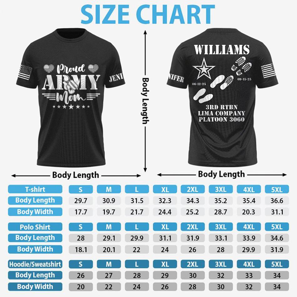 Proud Army Mom Dad Sister Family Members All Over Print Shirt Vr2 Custom Recruit Training Unit Designation Shirt For Proud Military Family Graduate Shirt H2511
