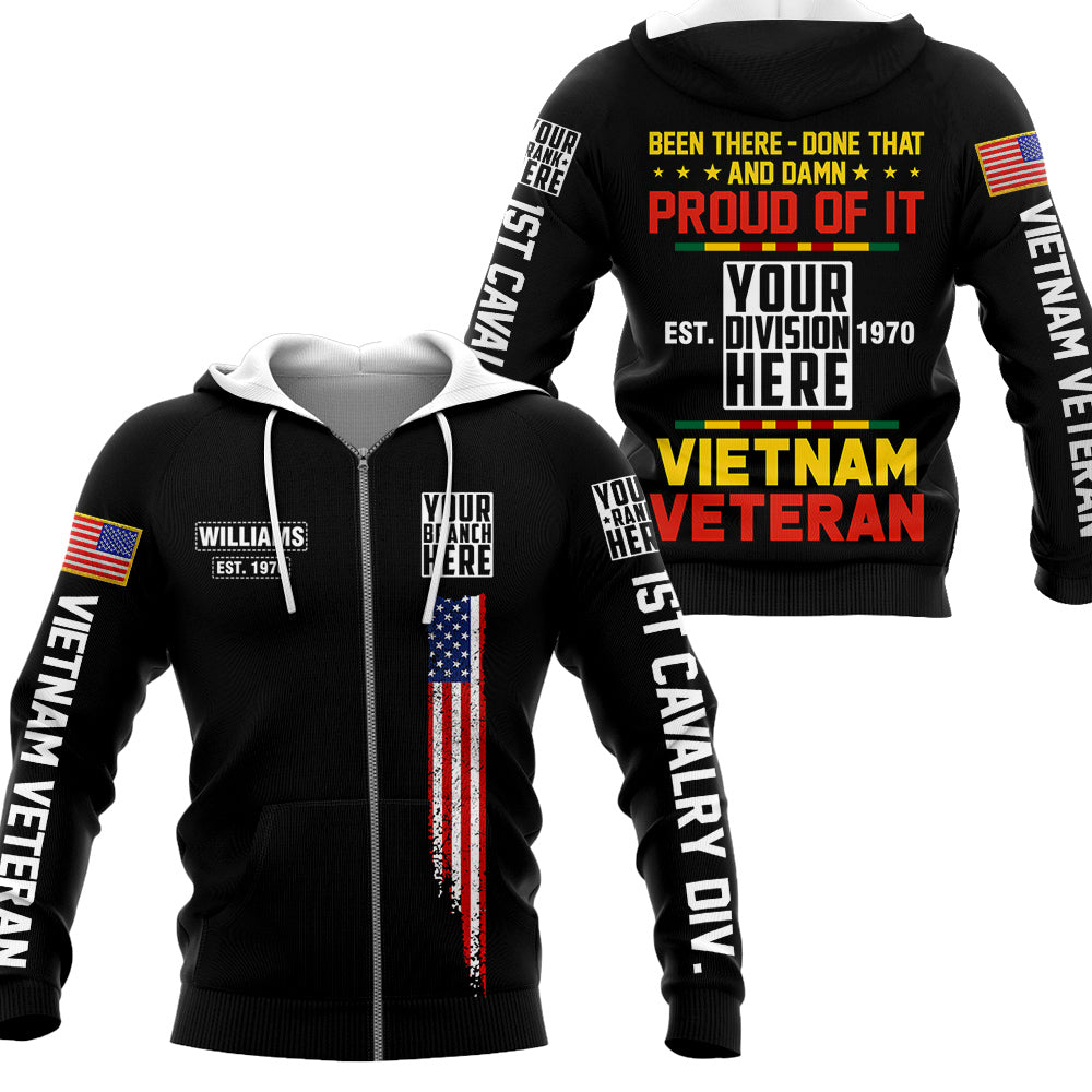 Been There Done That And Damn Proud Of It Vietnam Veteran Personalized All Over Print Shirt For Vietnam Veteran H2511