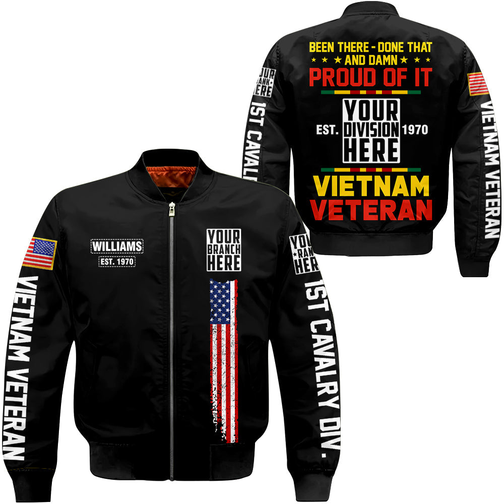 Been There Done That And Damn Proud Of It Vietnam Veteran Personalized All Over Print Shirt For Vietnam Veteran H2511