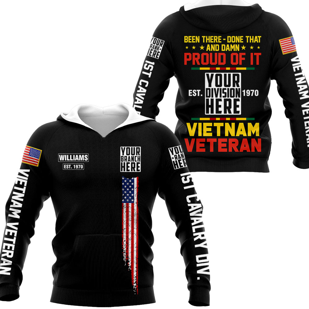 Been There Done That And Damn Proud Of It Vietnam Veteran Personalized All Over Print Shirt For Vietnam Veteran H2511
