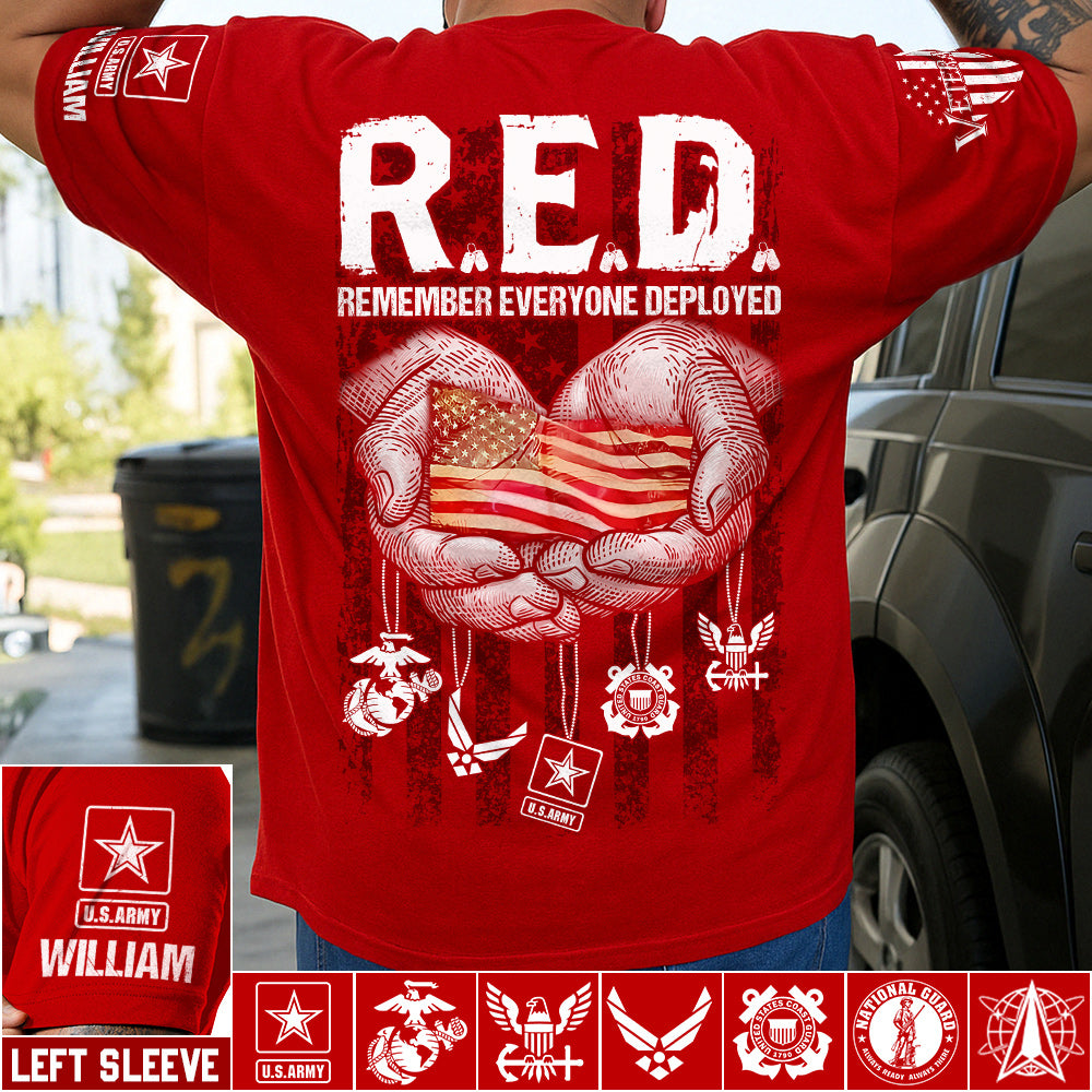 R.E.D. Fridays Veteran's Shirt – Remember Everyone Deployed Custom Shirt For Proud US Veterans H2511 Trna