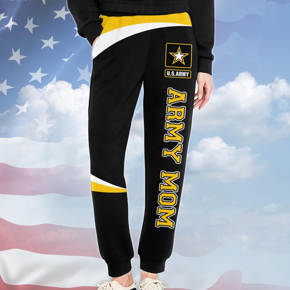 Proud Army Mom Dad Custom Long Pant Gift For US Military Family Members H2511 Trna