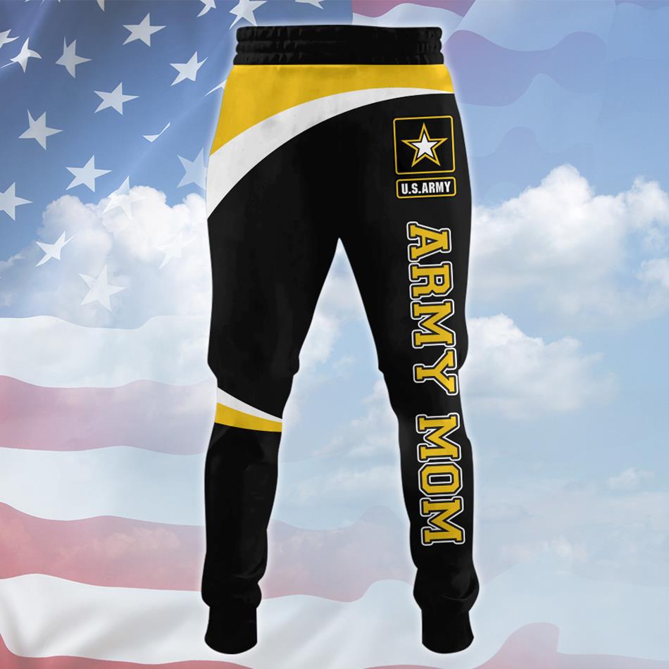 Proud Army Mom Dad Custom Long Pant Gift For US Military Family Members H2511 Trna