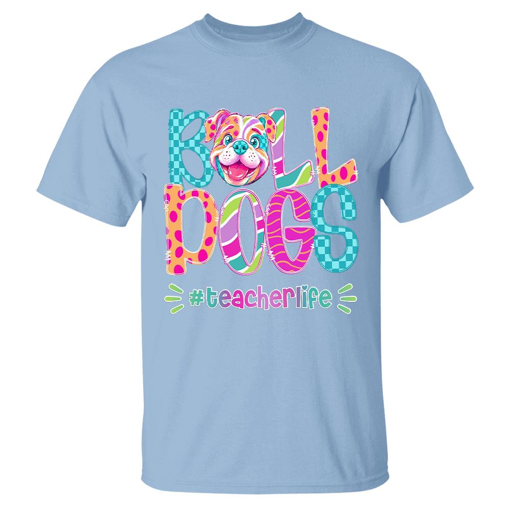 Personalized Mascot Spirit Shirt, Personalized School Spirit Tee, Colorful Team Name T-Shirt Hv01