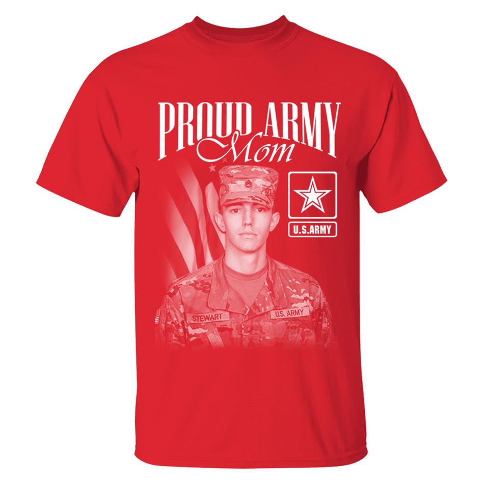 Proud Army Mom Custom Washed Tee Retro Bootleg Shirt For Military Family Day Training Graduate Family Member Shirt H2511 Trna