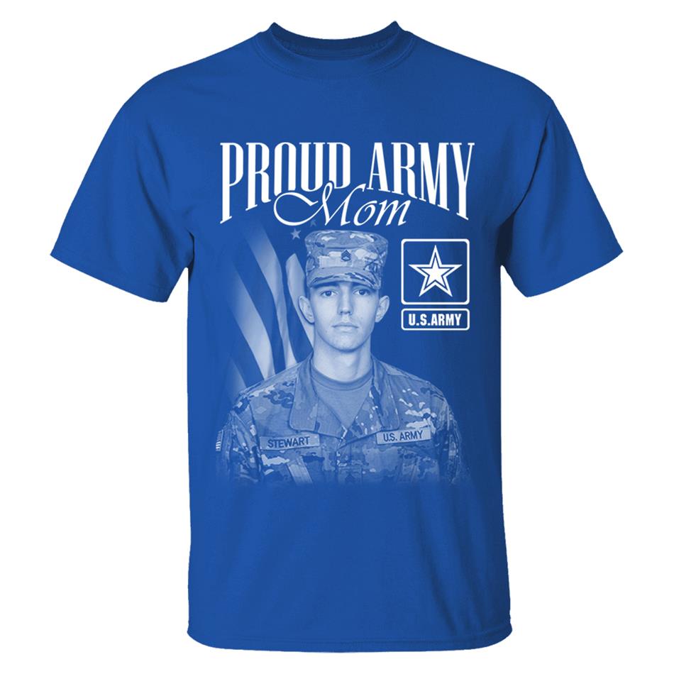 Proud Army Mom Custom Washed Tee Retro Bootleg Shirt For Military Family Day Training Graduate Family Member Shirt H2511 Trna