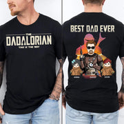 Best Dad Ever - The Dadalorian Personalized Shirt Gift For Dad - Custom Father's Day Gift