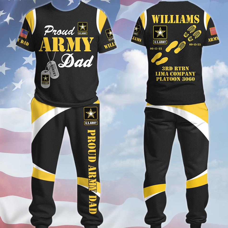 Proud Army Mom Dad Sister Family Members All Over Print Shirt Pant Vr3 Custom Recruit Training Unit Designation Shirt For Proud Military Family Graduate Shirt H2511