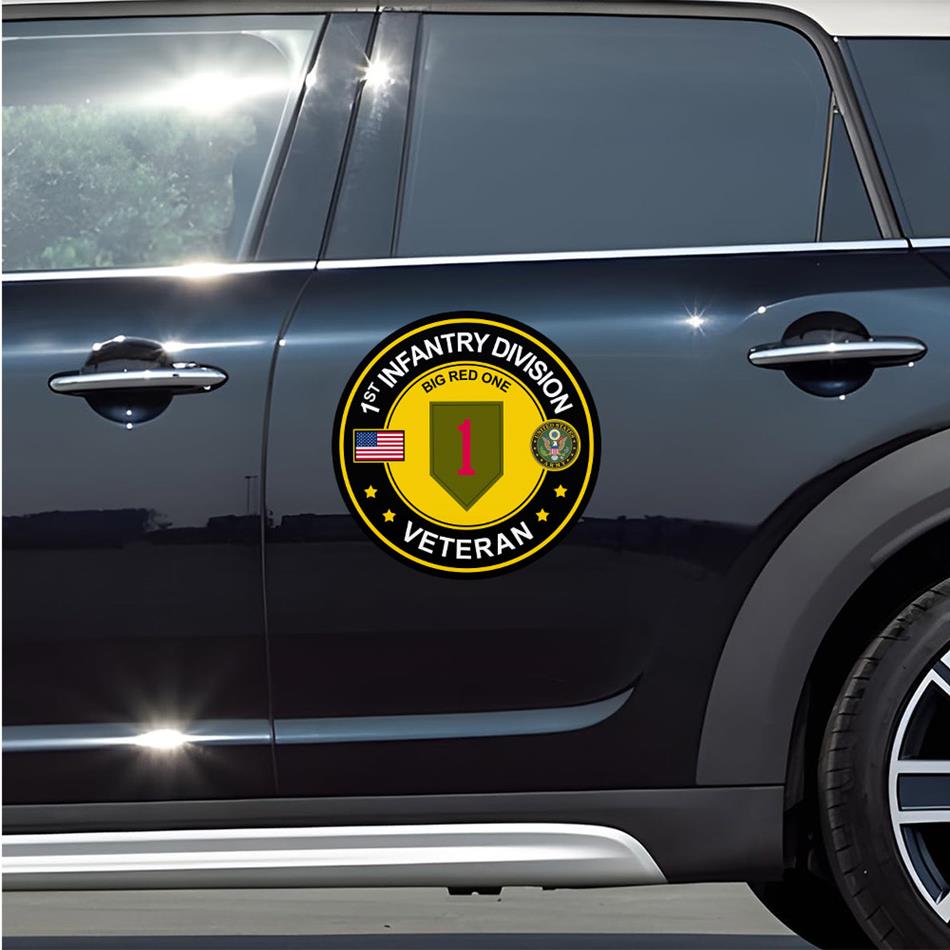 US Veteran Car Decals Custom All Branches Of Services Division Veteran Car Decal H2511 Trna
