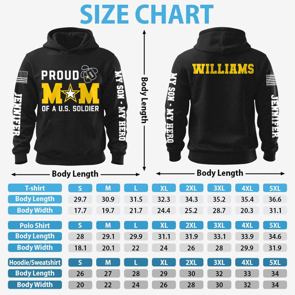 Proud Mom Of A US Soldier Vr3 Custom All Over Print Shirt Hoodie Gift For US Military Mom Dad Graduation Day Proud Shirt H2511 Trna