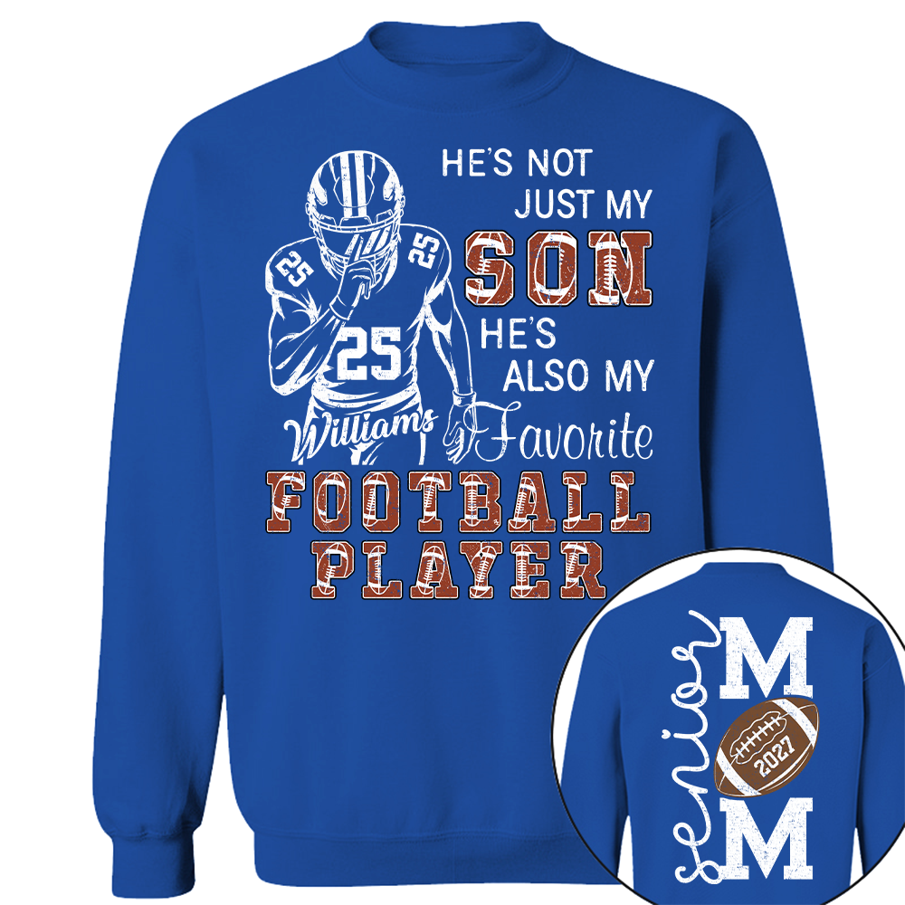 Custom Senior Football Mom 2027 Shirt, Sports Mom Gift L0411 Hv01