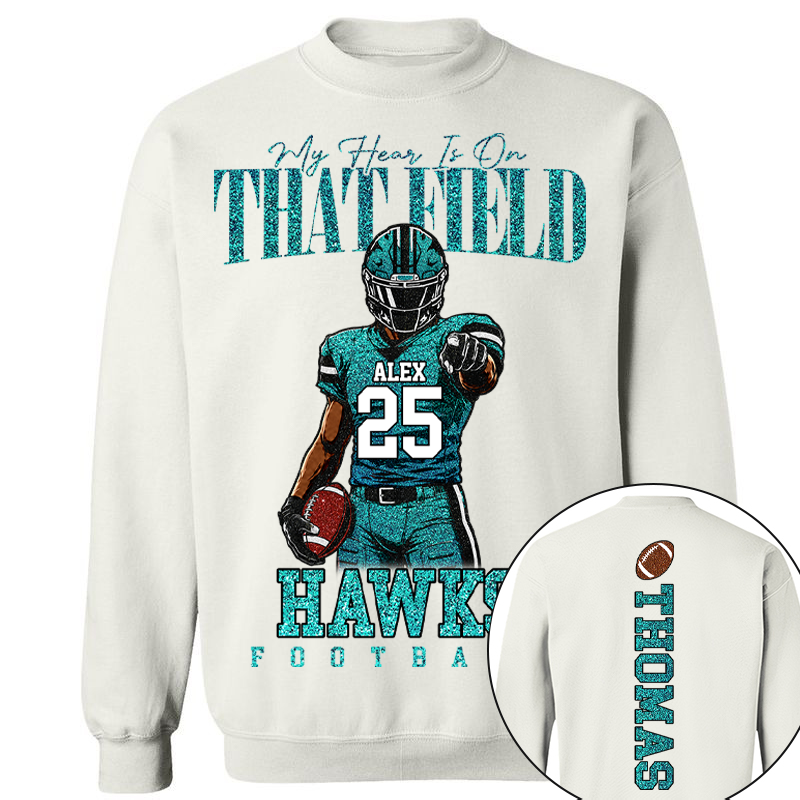 Personalized I Will Always Be Your Biggest Fan, Custom Football Player Arts Gameday Shirt, Gift For Football Mom Grandma Football Lovers  MI209 TH23