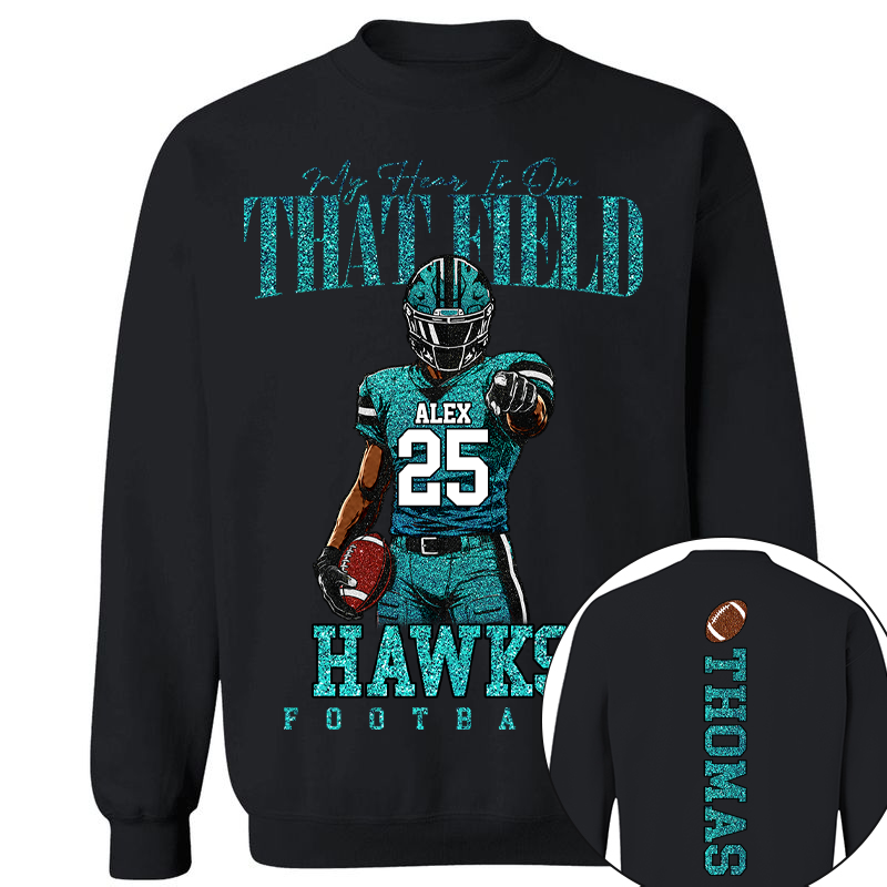 Personalized I Will Always Be Your Biggest Fan, Custom Football Player Arts Gameday Shirt, Gift For Football Mom Grandma Football Lovers  MI209 TH23