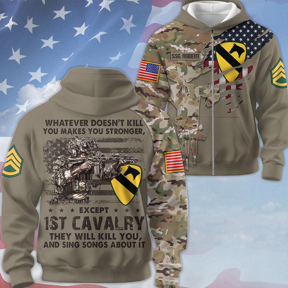 Whatever Doesn't Kill You Makes You Stronger, Except Veterans They Will Kill You, And Sing Songs All Over Print Shirt For Veteran H2511 Trna
