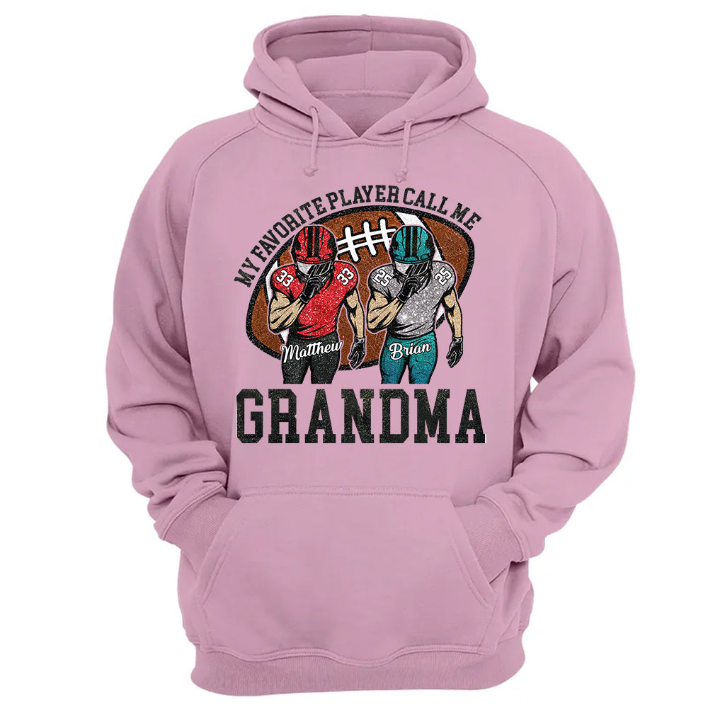 My Favorite Player Call Me Mom Grandma Personalized Football Mom Grandma Shirt Gift For Sport Family T1807 TH23