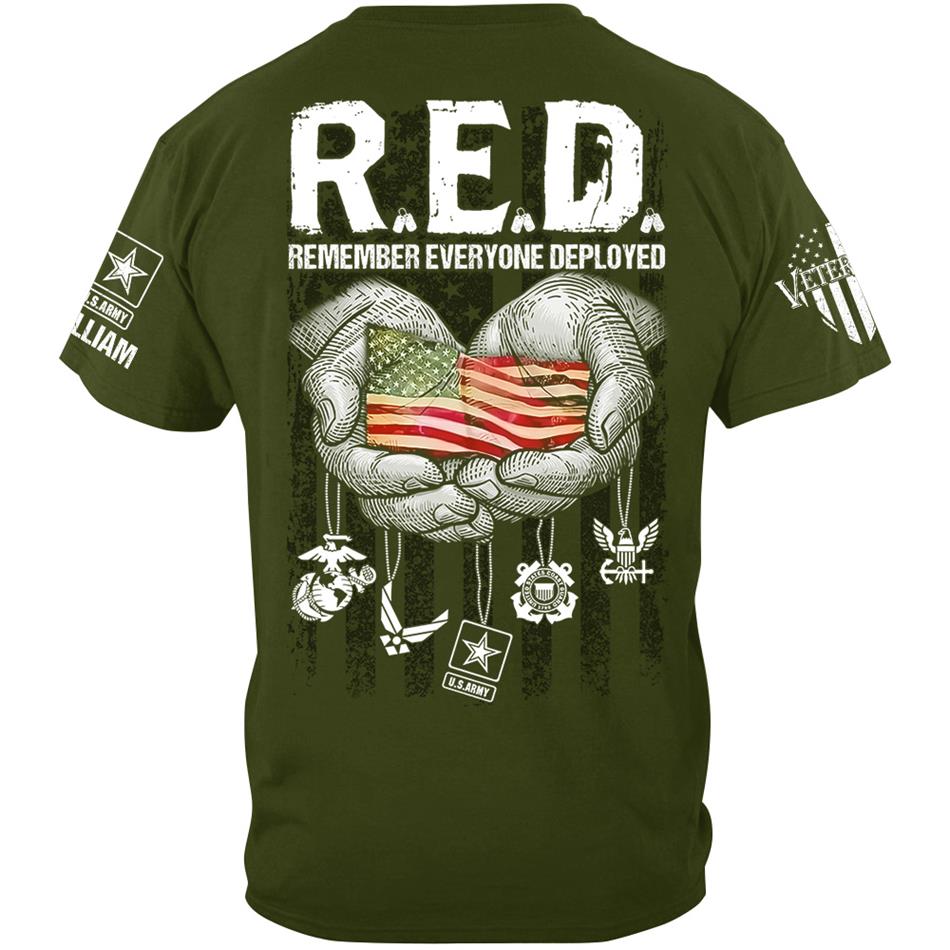 R.E.D. Fridays Veteran's Shirt – Remember Everyone Deployed Custom Shirt For Proud US Veterans H2511 Trna